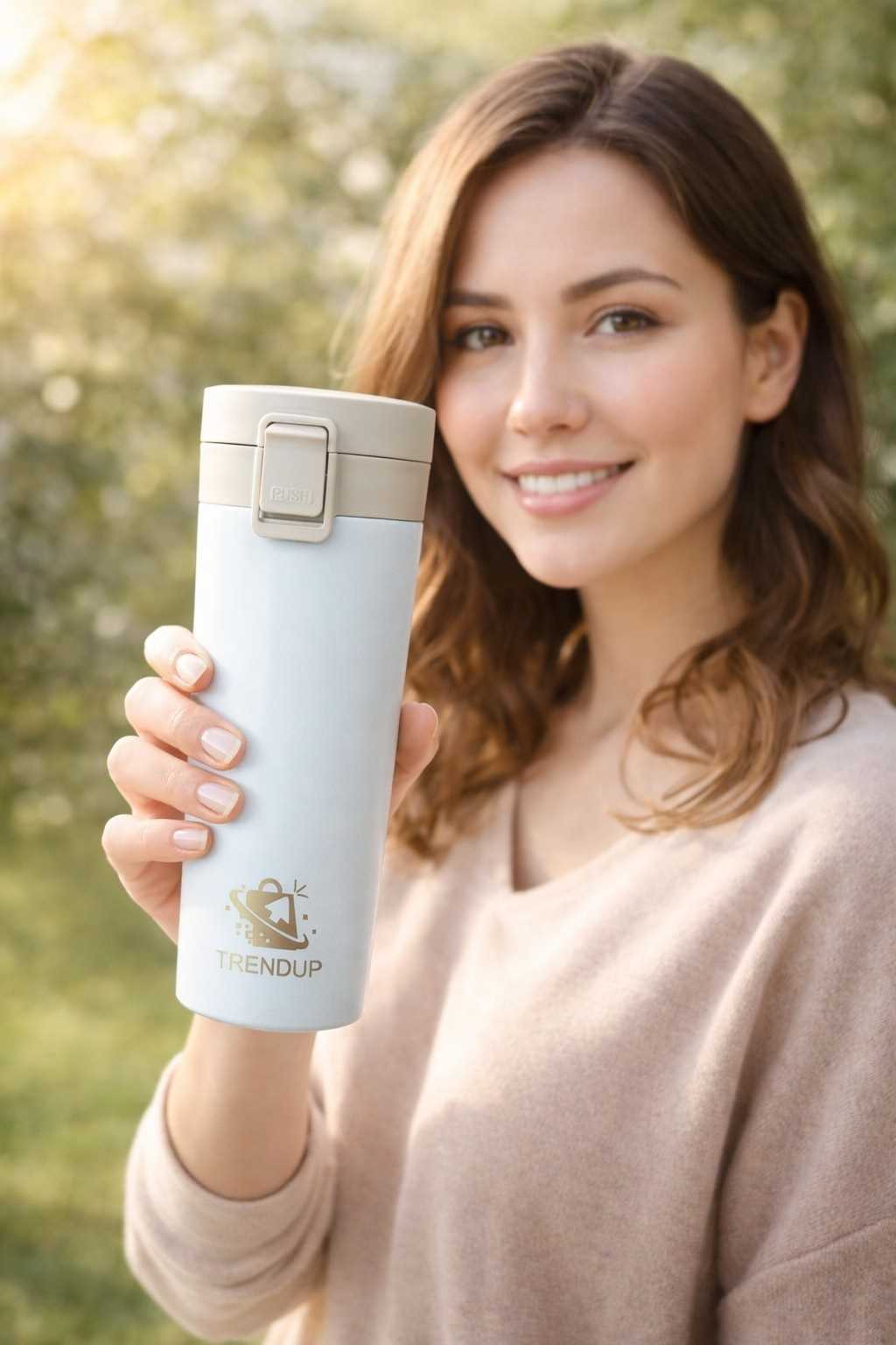 TRENDUP INSULATED CUP WHITE 500ML